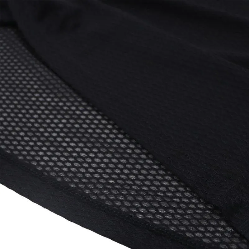 Schwarze Farbe Radfahren Base Layer / Reiten Unterwäsche / Sweat Shirt / Strumpfhose Kleidung Dünne Schweiß Feuchtigkeitsaufnahme