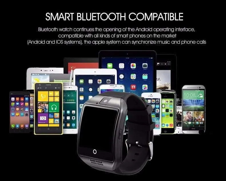 Smart Watch Smartwatch Schlaf Fitness Tracker NFC Bluetooth Telefon Uhr Unterstützung SIM Karte Armbanduhr für Huawei Xiaomi Telefon