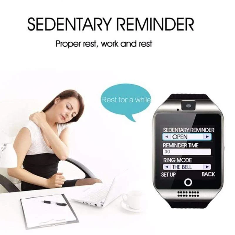 Smart Watch Smartwatch Schlaf Fitness Tracker NFC Bluetooth Telefon Uhr Unterstützung SIM Karte Armbanduhr für Huawei Xiaomi Telefon