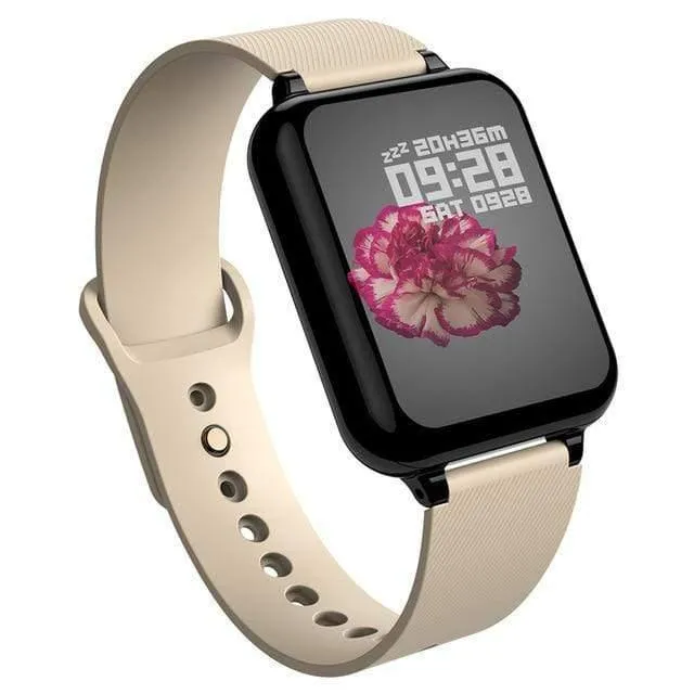 Smart Watch Blutdruck Fitness Tracker Herzfrequenz Tracker IP67 Wasserdichte Bluetooth Smart Armband Sport Armbanduhr