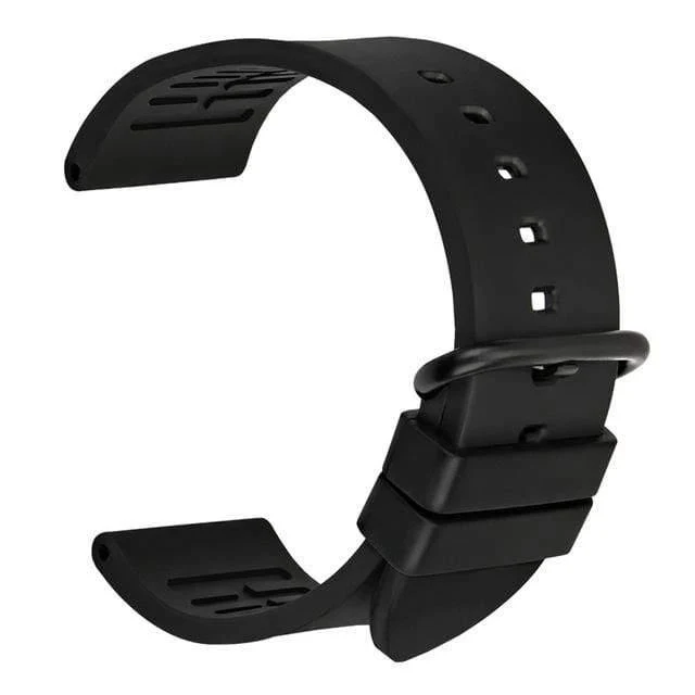 20mm 22mm 24mm Fluorkautschuk-Uhrenarmbänder Orange Sport Smart Uhrenarmband Armband Zubehör Armband Gürtel