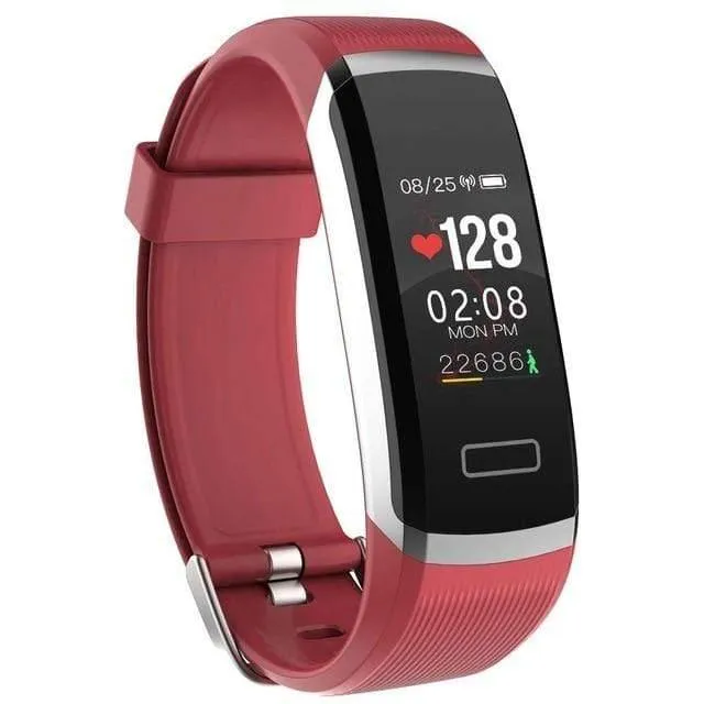 Smartwatch für Herren, Armband, Echtzeit-Monitor, Herzfrequenz und Schlaf, bester Paar-Fitness-Tracker, rosa, passend für Damen