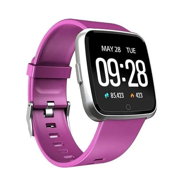 Smart Watch Blutdruck Sauerstoff Smartwatch Wasserdicht BT4.0 Herzfrequenzmesser für IOS Android