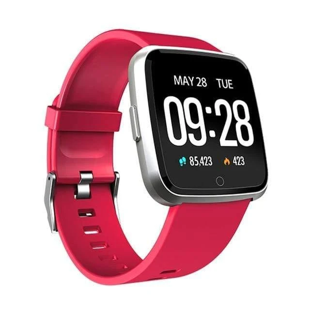 Smart Watch Blutdruck Sauerstoff Smartwatch Wasserdicht BT4.0 Herzfrequenzmesser für IOS Android