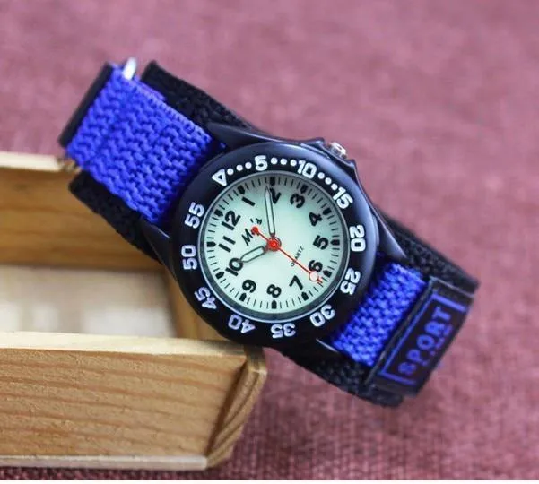 Cartoon Uhr Mode Kinder Jungen Kinder Studenten Nylon männer Sport Uhren Analog uhr Relogio