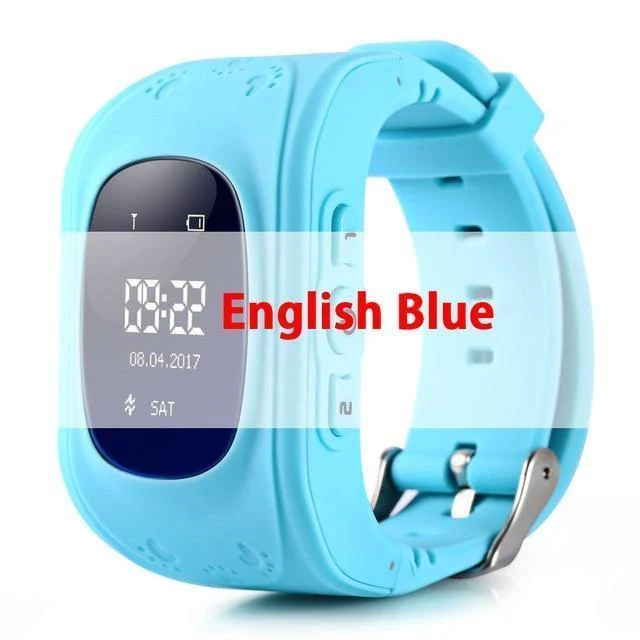 GPS Smart Kids Kinderuhr SOS Call Location Finder Kindersuche Tracker Anti-Lost-Monitor Babyuhr IOS & Android