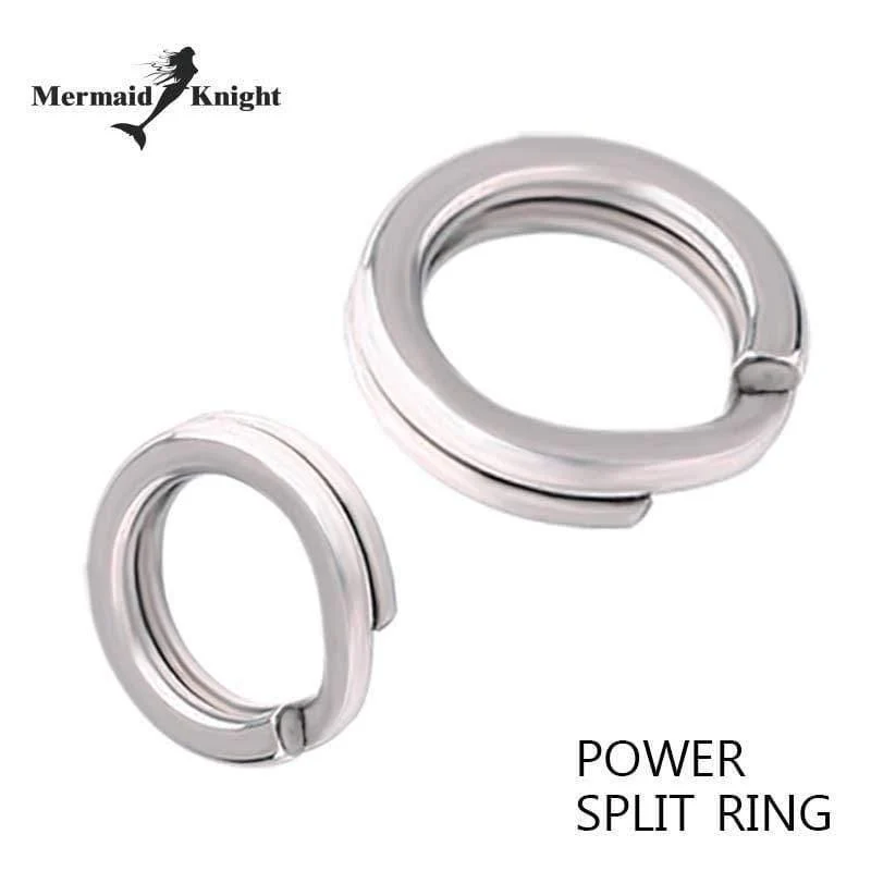 60 ~ 100 Teile/beutel weiß farbe edelstahl split ring Angeln Stecker Marke Fisch Haken heißer modell locken Locken zubehör
