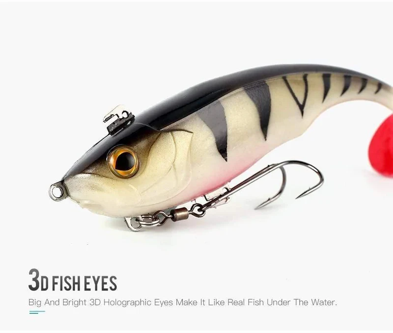 Gummiköder Swim Shad Doppelhaken Angelköder 170mm 55g Saltwater Swimbait Fishing Good Action Gummiköder