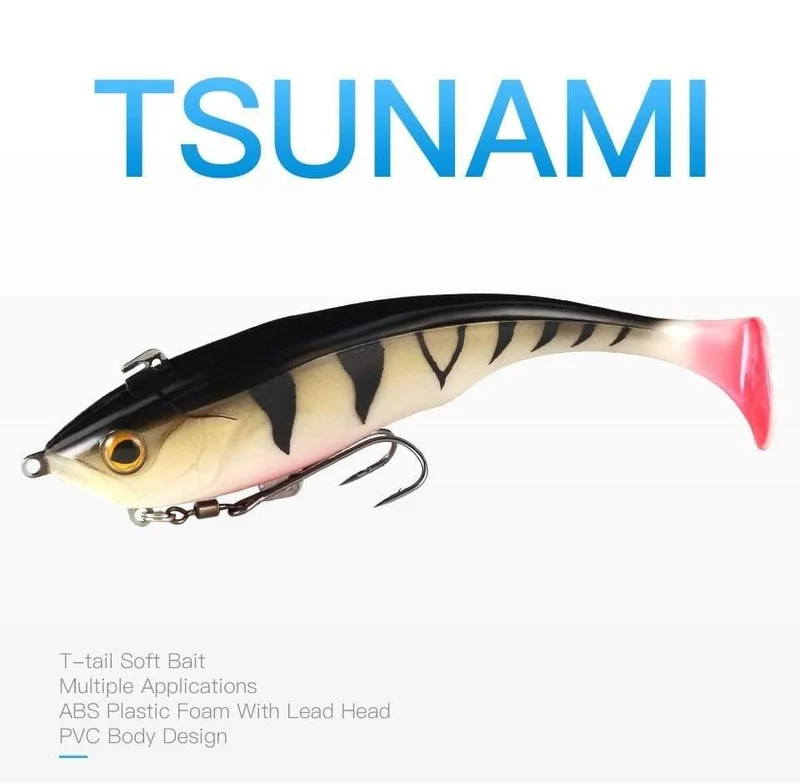 Gummiköder Swim Shad Doppelhaken Angelköder 170mm 55g Saltwater Swimbait Fishing Good Action Gummiköder