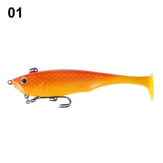 Gummiköder Swim Shad Doppelhaken Angelköder 170mm 55g Saltwater Swimbait Fishing Good Action Gummiköder