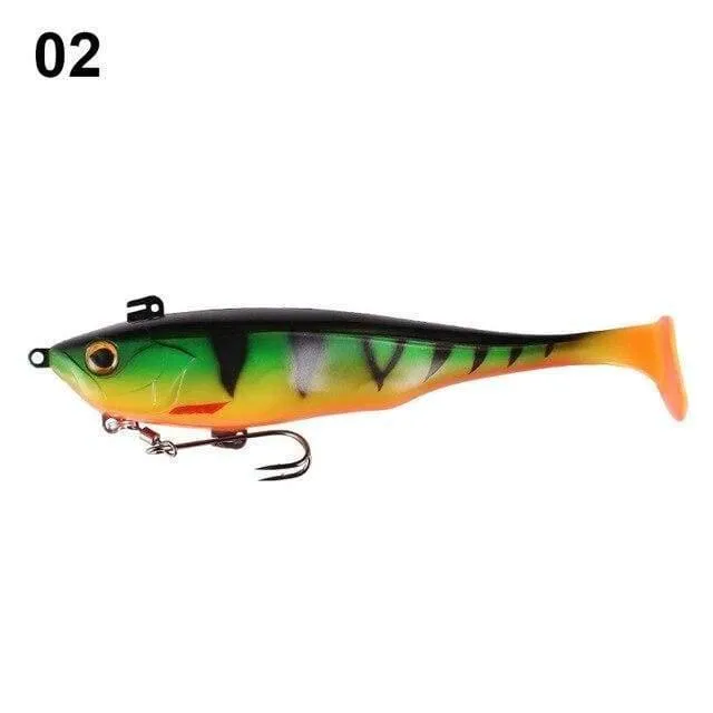Gummiköder Swim Shad Doppelhaken Angelköder 170mm 55g Saltwater Swimbait Fishing Good Action Gummiköder