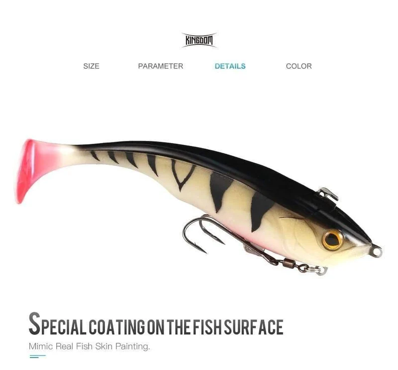 Gummiköder Swim Shad Doppelhaken Angelköder 170mm 55g Saltwater Swimbait Fishing Good Action Gummiköder