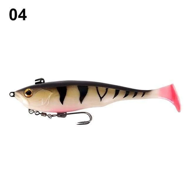 Gummiköder Swim Shad Doppelhaken Angelköder 170mm 55g Saltwater Swimbait Fishing Good Action Gummiköder
