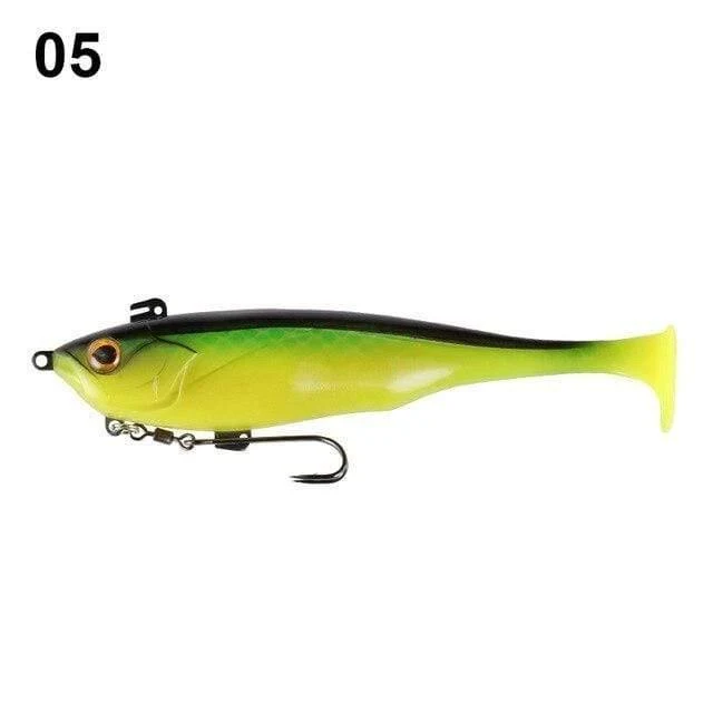 Gummiköder Swim Shad Doppelhaken Angelköder 170mm 55g Saltwater Swimbait Fishing Good Action Gummiköder