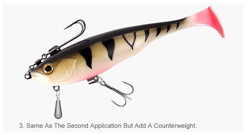 Gummiköder Swim Shad Doppelhaken Angelköder 170mm 55g Saltwater Swimbait Fishing Good Action Gummiköder
