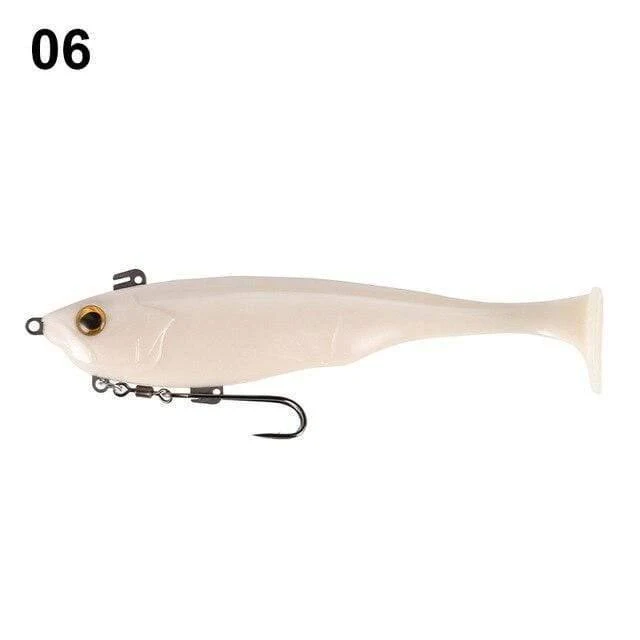 Gummiköder Swim Shad Doppelhaken Angelköder 170mm 55g Saltwater Swimbait Fishing Good Action Gummiköder