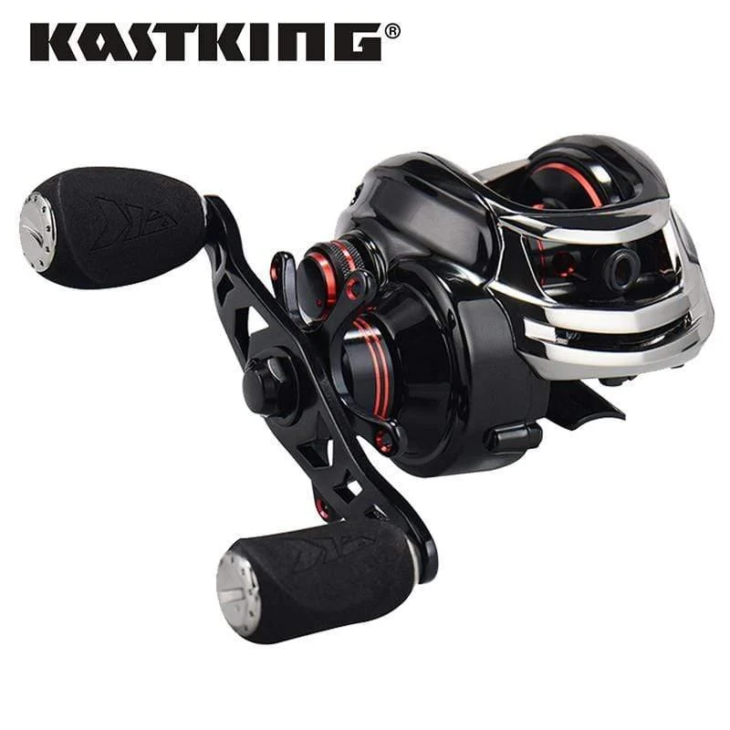 Royale Legend Right oder Left Baitcasting Reel 12BBs 7.0: 1 Karpfen Angelrolle mit magnetischer und zentrifugaler Doppelbremse