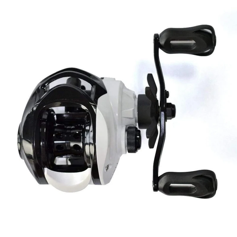 Baitcastingrolle Casting-Rollen Angeln Links-/Rechtshänder Magnetbremssystem Niedriges Profil Erschwingliche Angelrolle