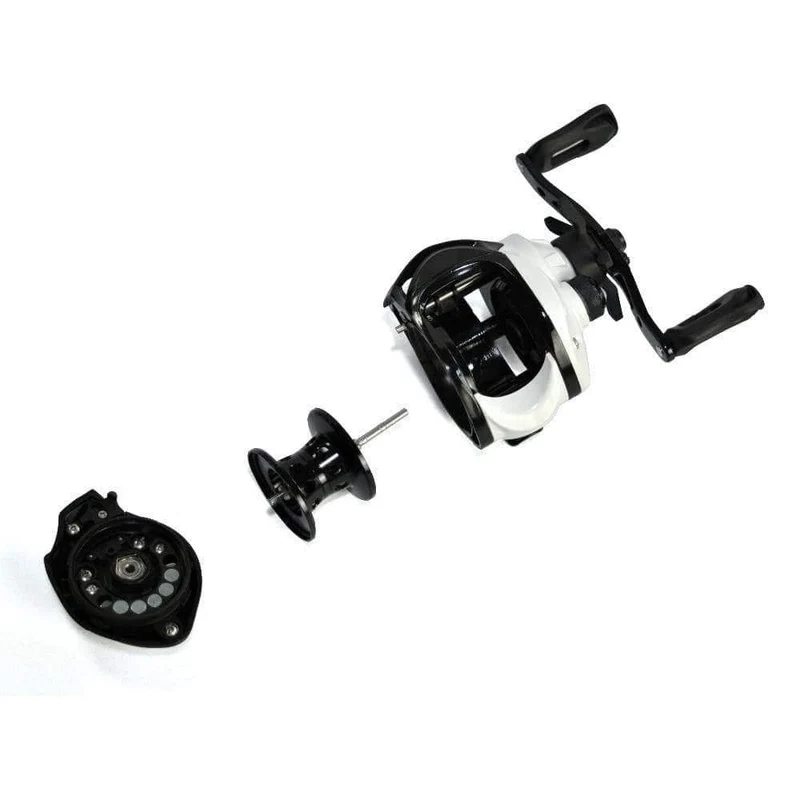 Baitcastingrolle Casting-Rollen Angeln Links-/Rechtshänder Magnetbremssystem Niedriges Profil Erschwingliche Angelrolle