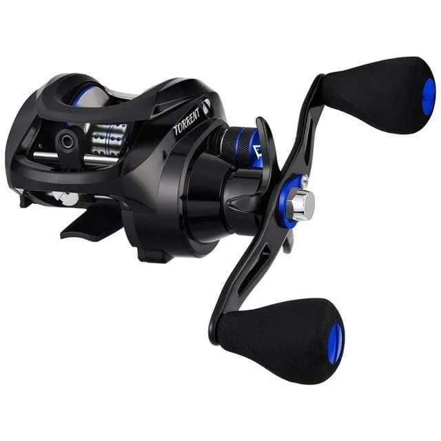 Torrent Angelrolle 8.1kg Carbon Drag 7.1: 1 5.3: 1 Übersetzungsverhältnis 6 Bearings Magnetic Brake Low Profile Baitcasting Rolle