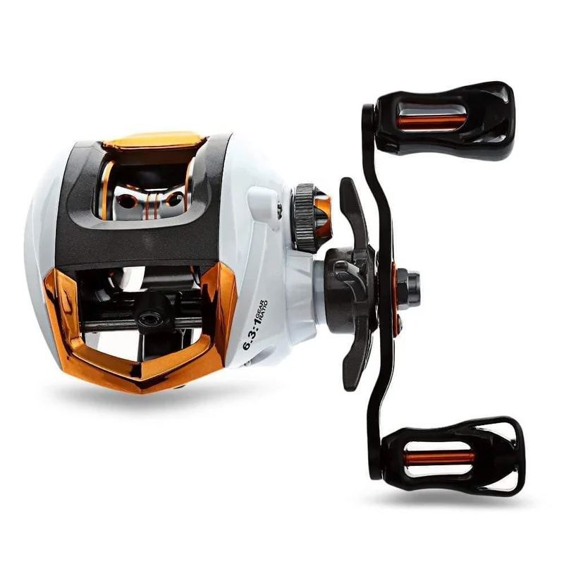 12 + 1 Lager, wasserdicht, Links-/Rechtshand-Baitcasting-Angelrolle, Hochgeschwindigkeits-Angelrolle mit magnetischem Bremssystem