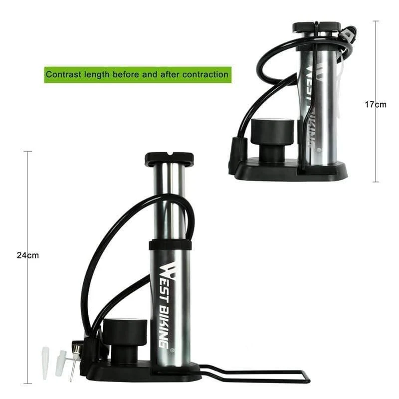 Fahrradpumpe Tragbare ultraleichte MTB Mountainbike Pumpe Radfahren Bisiklet Aksesuar Hochdruck Fahrradpumpe
