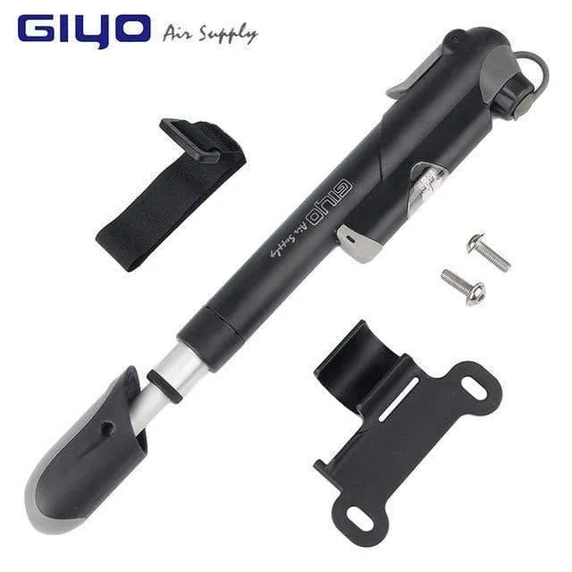 Clevere Ventile für Schrader/Presta-Fahrradpumpe mit Manometer, tragbare Minipumpe für Fahrrad-Luftpumpe, Fahrradreifenpumpe, Zubehör