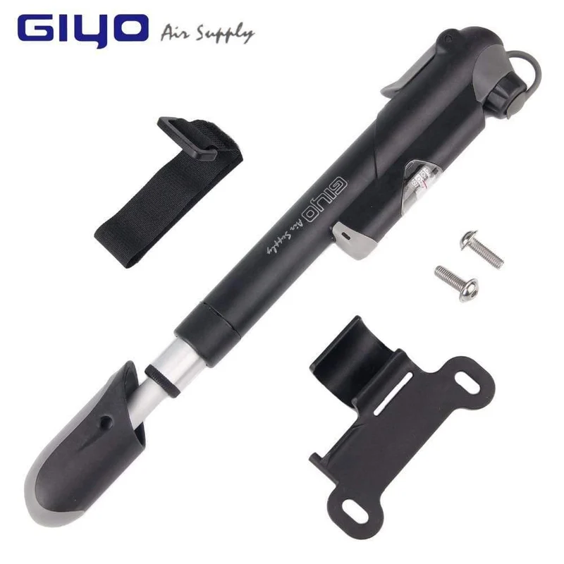 Clevere Ventile für Schrader/Presta-Fahrradpumpe mit Manometer, tragbare Minipumpe für Fahrrad-Luftpumpe, Fahrradreifenpumpe, Zubehör