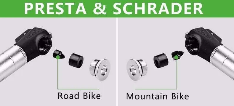 Mini Tragbare Fahrradpumpe 100 Psi Aluminiumlegierung Radfahren Fahrradpumpe Fit Presta & Schrader Ventil MTB Mountainbike Pumpe