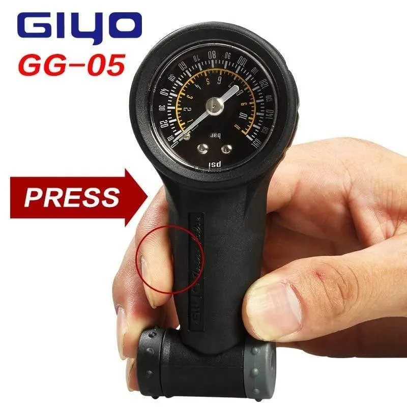 Fahrradreifenmesser Schrader Presta-Ventile Luftdruckmesser Barometer 160 PSI Professionelles Fahrradzubehör Fahrradpumpen
