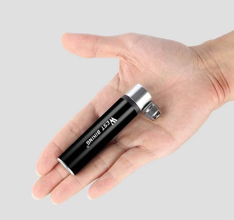 Tragbare Mini Fahrradpumpe Aluminiumlegierung Radfahren Handluftpumpe AV/FV Ball Reifenfüller MTB Mountainbike Pumpe