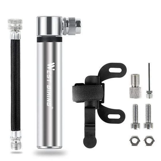 Fahrradpumpe Inflador Bicicleta Fahrradluftpumpen für AV/FV Radfahren Inflator MTB Legierung Mini Handpumpe Fahrradreifenpumpe