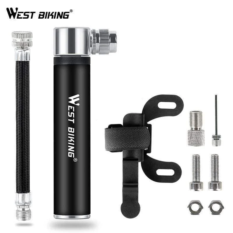 Fahrradpumpe Inflador Bicicleta Fahrradluftpumpen für AV/FV Radfahren Inflator MTB Legierung Mini Handpumpe Fahrradreifenpumpe