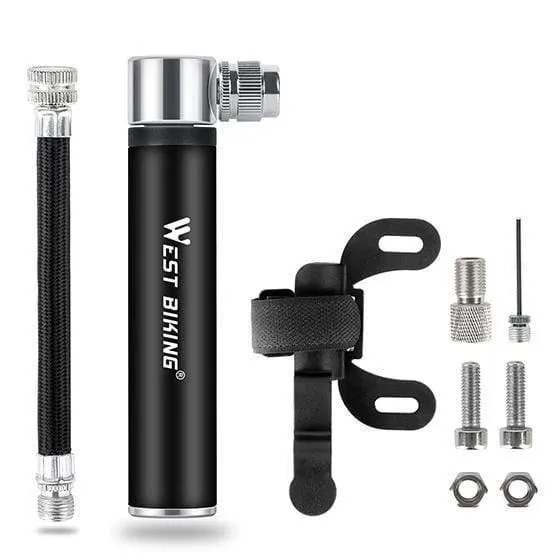 Fahrradpumpe Inflador Bicicleta Fahrradluftpumpen für AV/FV Radfahren Inflator MTB Legierung Mini Handpumpe Fahrradreifenpumpe