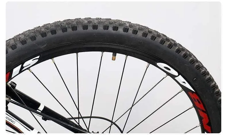 GP-61S Teleskop-Fahrradpumpe mit Inline-Messgerät, passend für Schrader, Presta, Radfahren, MTB-Ball, tragbarer Mini-Luftfüller in der Tasche