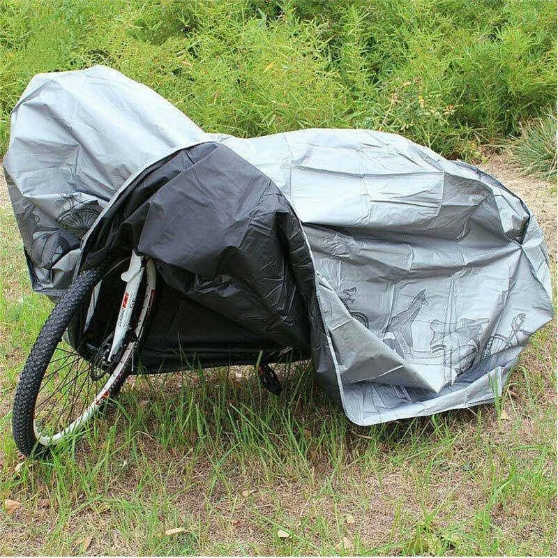 Fahrrad wasserdichte abdeckung outdoor tragbare roller fahrrad motorrad regen staubschutz fahrrad schützen radfahren zubehör