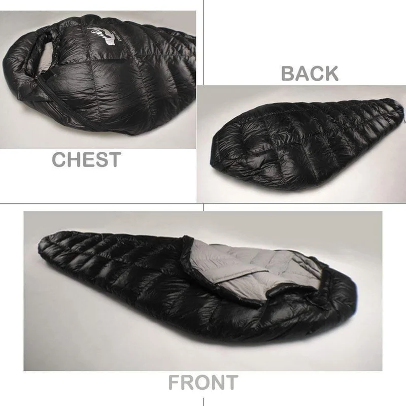Outdoor Camping Schlafsack, Winter Daunenschlafsack Ultraleicht, Ultraleicht Schlafsack Winter für Camping Kälte