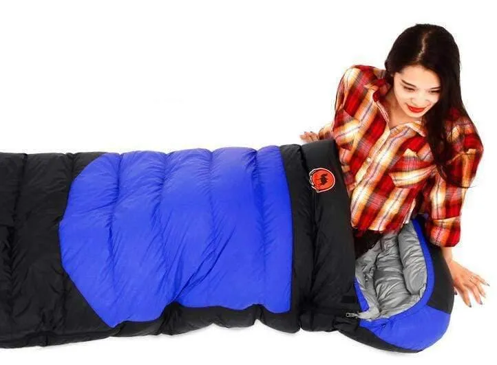 Ultraleichter Gänsedaunen-Schlafsack, Sofa-Aufblasbeutel, Wandern, Camping, Wandern, Campingausrüstung