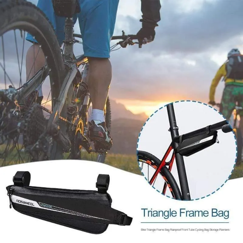 Fahrradtasche Fahrradrahmentasche Regenfeste Vorderrohrtasche Rennrad MTB Fahrradaufbewahrung Werkzeugtaschen