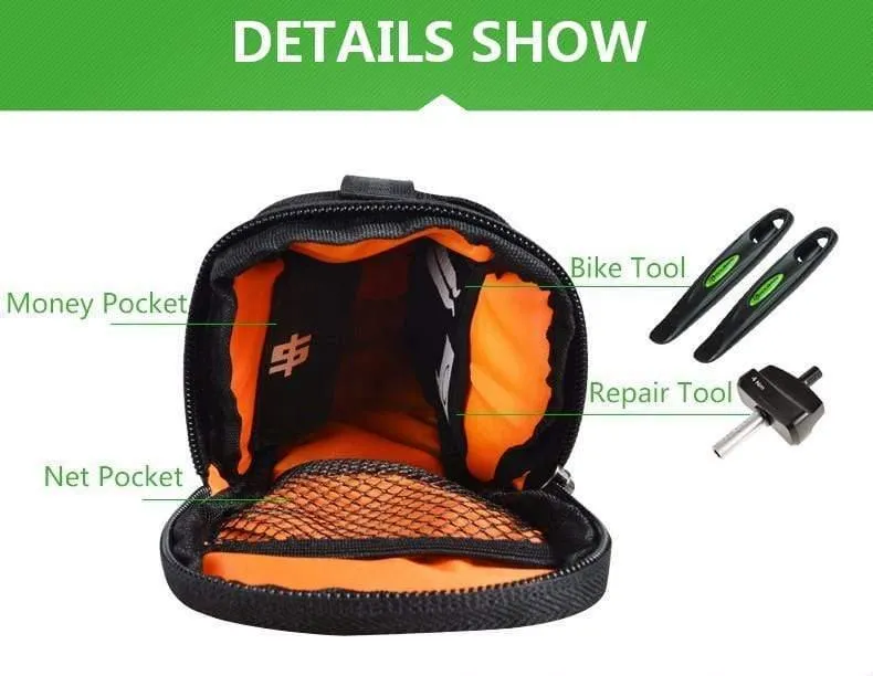 Outdoor Radfahren Rücksitz Fahrrad Hecktasche Regendichte Nylon Fahrrad Satteltasche Hecktasche Paket Fahrradzubehör