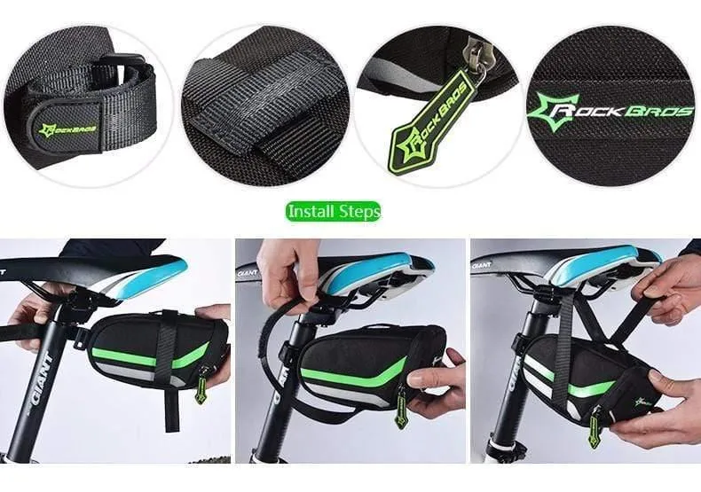 Outdoor Radfahren Rücksitz Fahrrad Hecktasche Regendichte Nylon Fahrrad Satteltasche Hecktasche Paket Fahrradzubehör