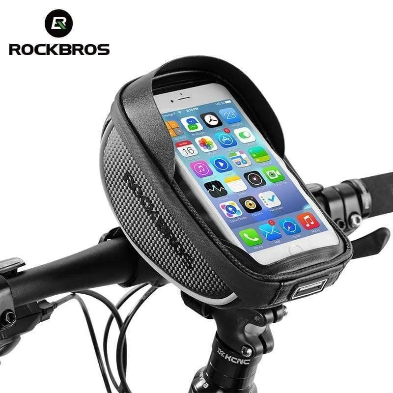 Fahrradrahmen Vorderrohrtasche Radfahren Reittasche Pannier Smartphone GPS Touchscreen Hülle Fahrradzubehör 4 Farben