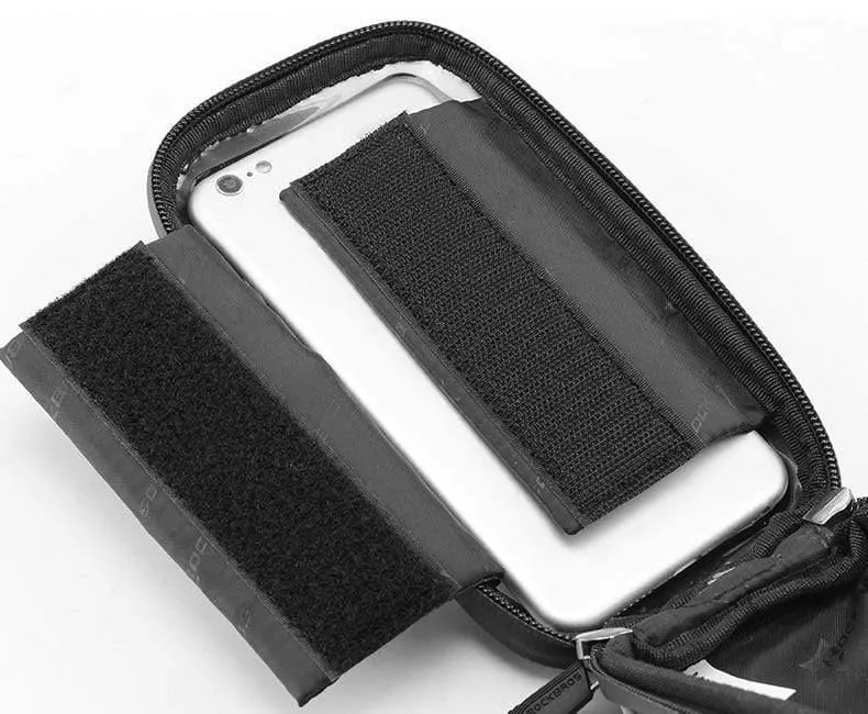 Fahrradrahmen Vorderrohrtasche Radfahren Reittasche Pannier Smartphone GPS Touchscreen Hülle Fahrradzubehör 4 Farben