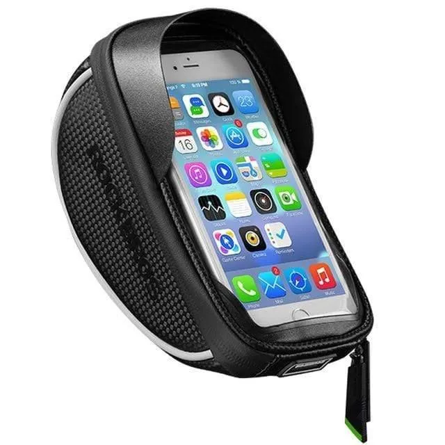 Fahrradrahmen Vorderrohrtasche Radfahren Reittasche Pannier Smartphone GPS Touchscreen Hülle Fahrradzubehör 4 Farben