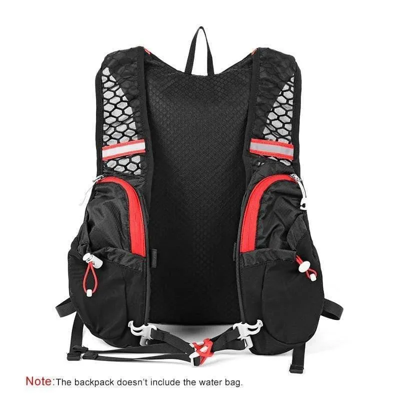 5L wasserdichter Trinkrucksack aus Nylon für Radsport, Damen und Herren, MTB-Fahrrad, Sportkletterrucksack, kein Wasserbeutel