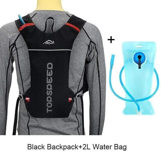 5L wasserdichter Trinkrucksack aus Nylon für Radsport, Damen und Herren, MTB-Fahrrad, Sportkletterrucksack, kein Wasserbeutel