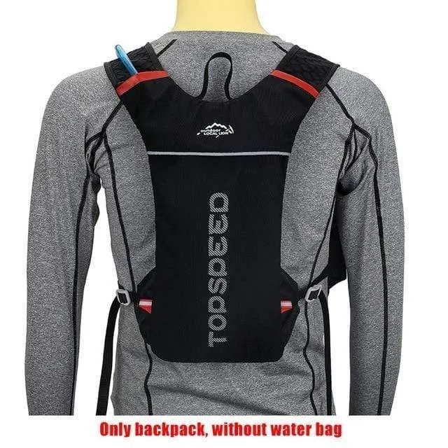 5L wasserdichter Trinkrucksack aus Nylon für Radsport, Damen und Herren, MTB-Fahrrad, Sportkletterrucksack, kein Wasserbeutel