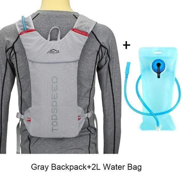 5L wasserdichter Trinkrucksack aus Nylon für Radsport, Damen und Herren, MTB-Fahrrad, Sportkletterrucksack, kein Wasserbeutel