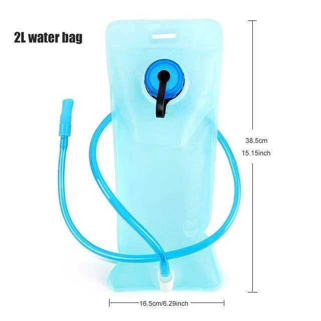 5L wasserdichter Trinkrucksack aus Nylon für Radsport, Damen und Herren, MTB-Fahrrad, Sportkletterrucksack, kein Wasserbeutel
