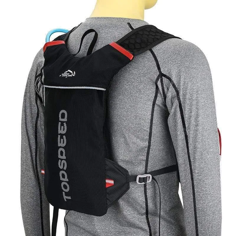 5L wasserdichter Trinkrucksack aus Nylon für Radsport, Damen und Herren, MTB-Fahrrad, Sportkletterrucksack, kein Wasserbeutel